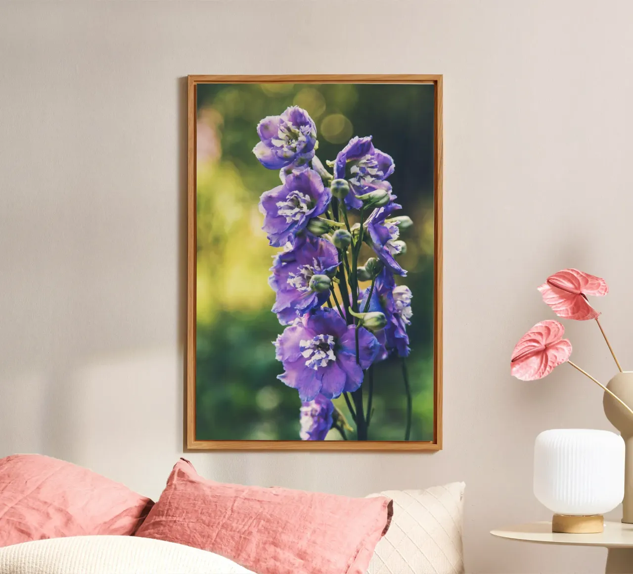 Poesia in fiore selvaggio alluminio dibond da PhotoVibe Decor
