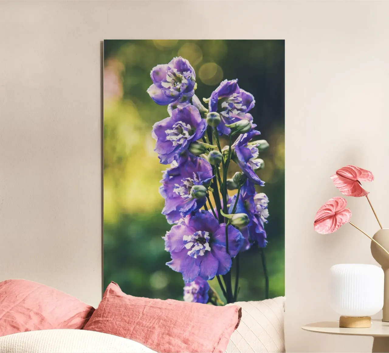 Poesia in fiore selvaggio alluminio dibond da PhotoVibe Decor