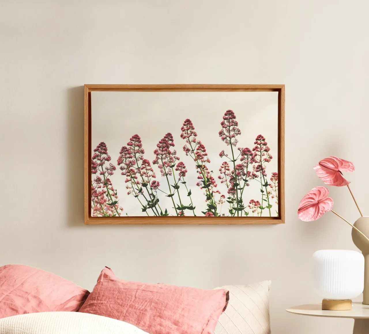 Poesia in fiore selvaggio tela con Cornice a cassetta da PhotoVibe Decor