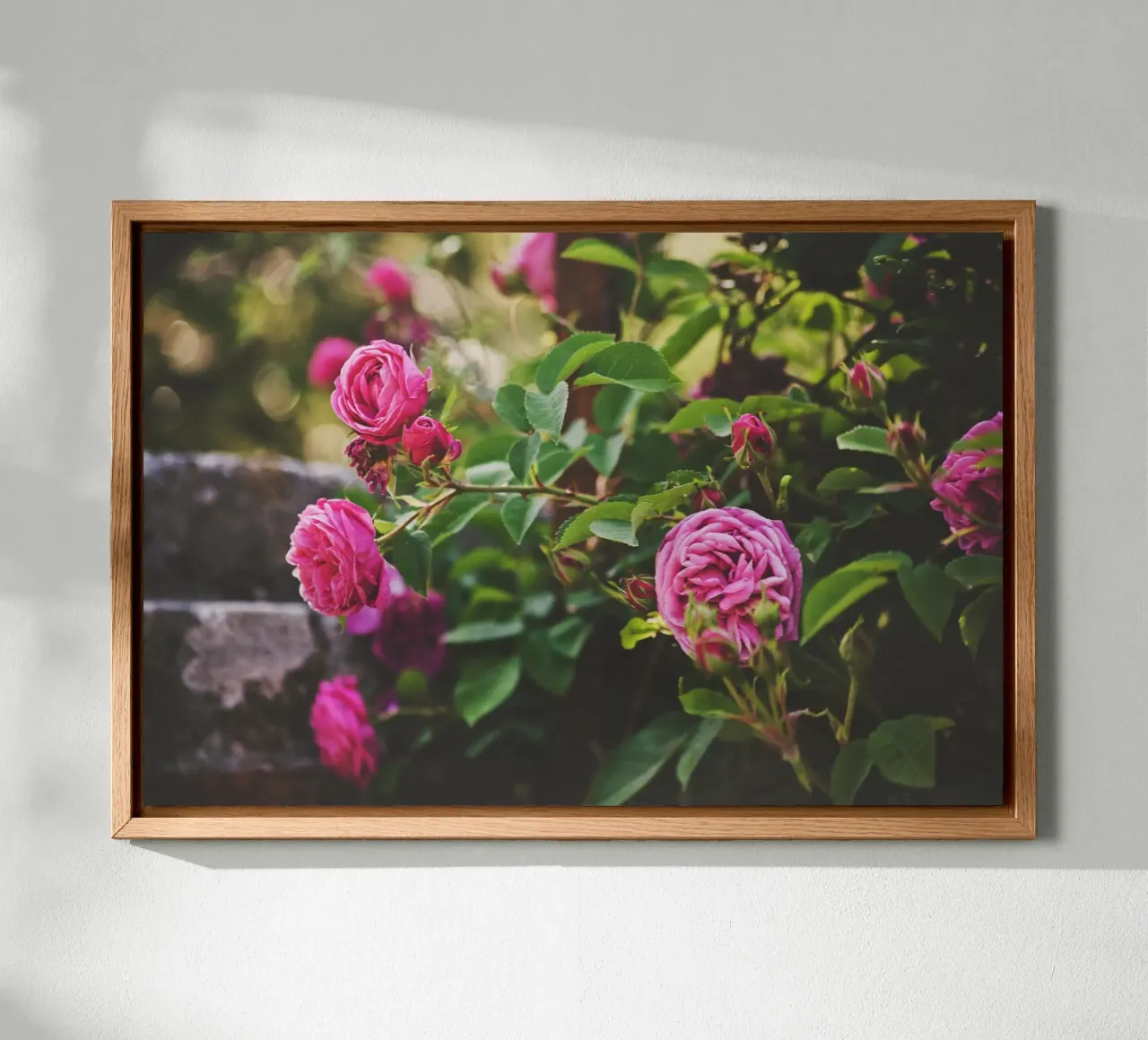 Poesia in fiore selvaggio tela con Cornice a cassetta da PhotoVibe Decor
