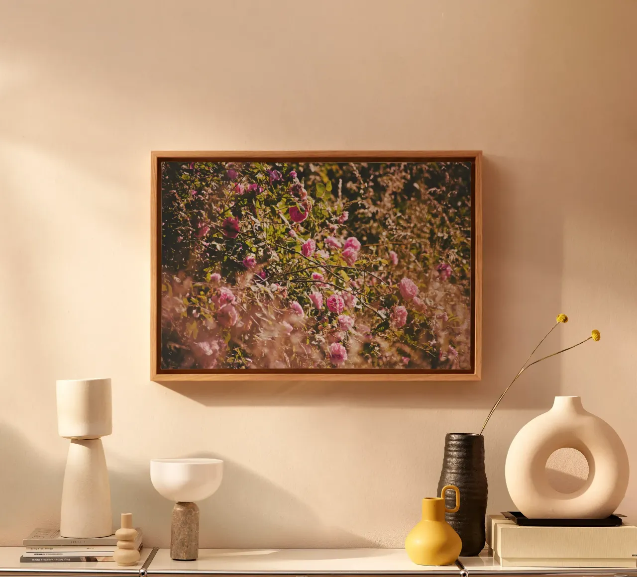 Poesia in fiore selvaggio tela con Cornice a cassetta da PhotoVibe Decor