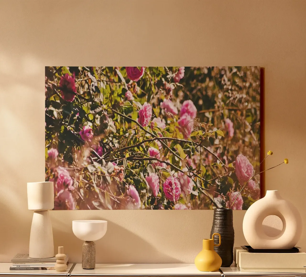 Poesia in fiore selvaggio tela con Cornice a cassetta da PhotoVibe Decor