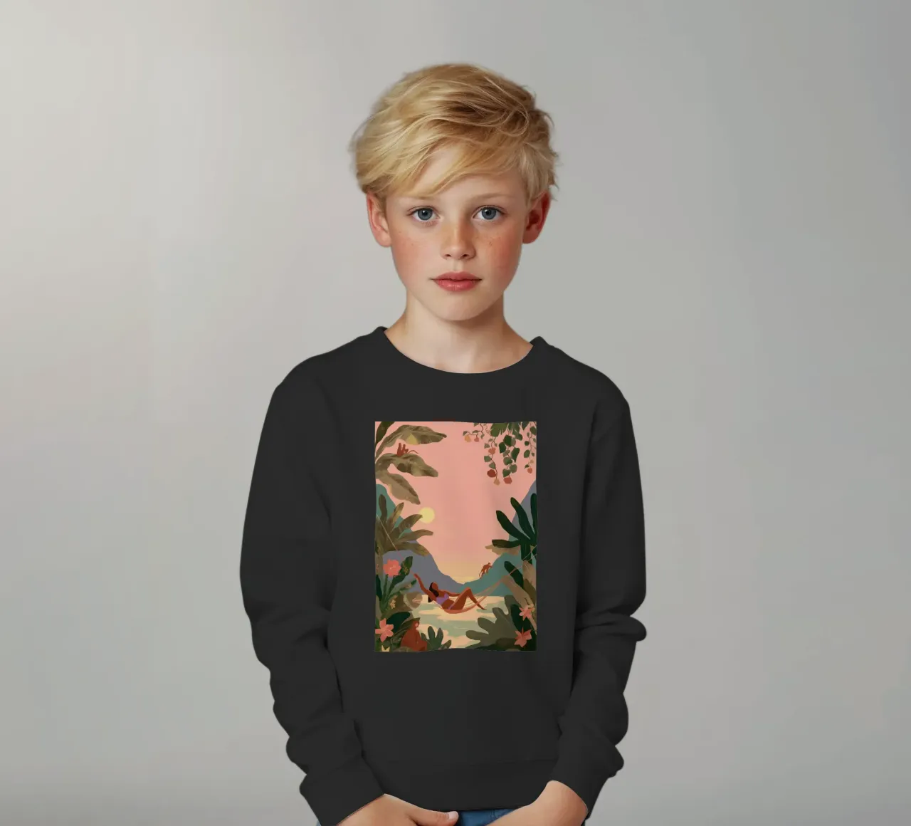 Hammock in Paradise felpa bambino da Clara August