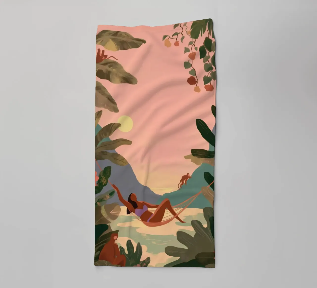 Hammock in Paradise Handtuch von Clara August
