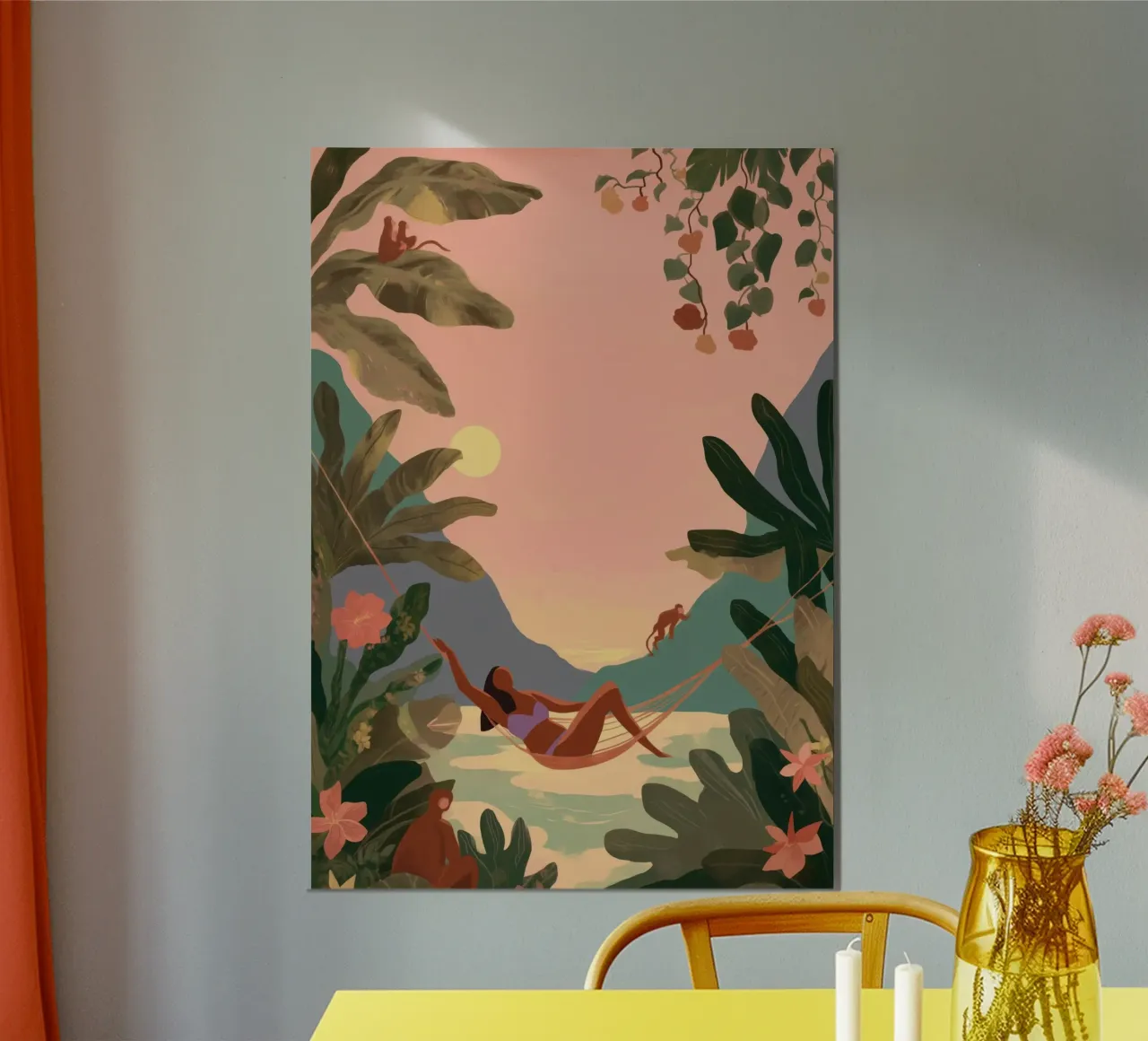 Hammock in Paradise poster da Clara August