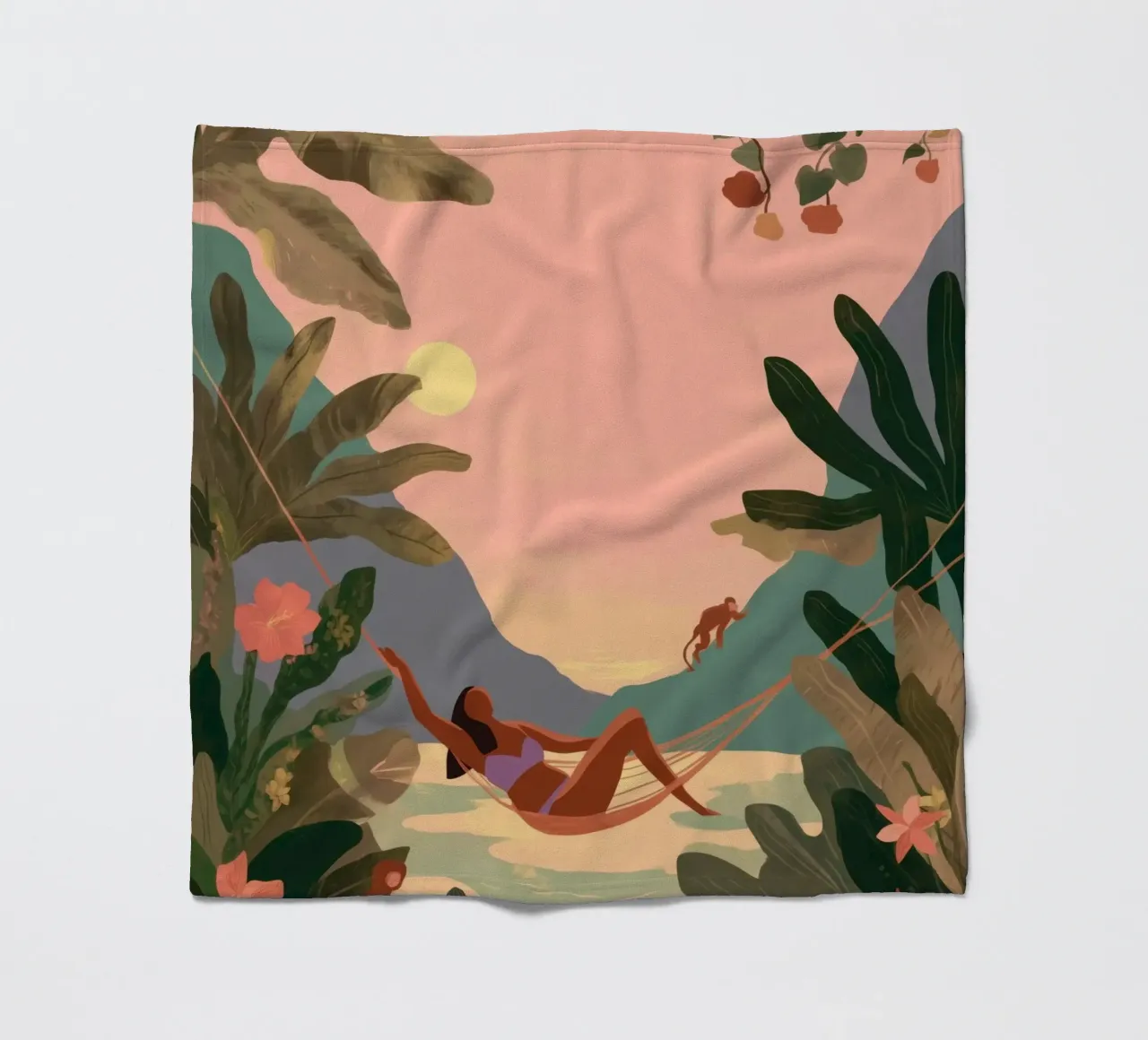 Hammock in Paradise coperta in pile da Clara August