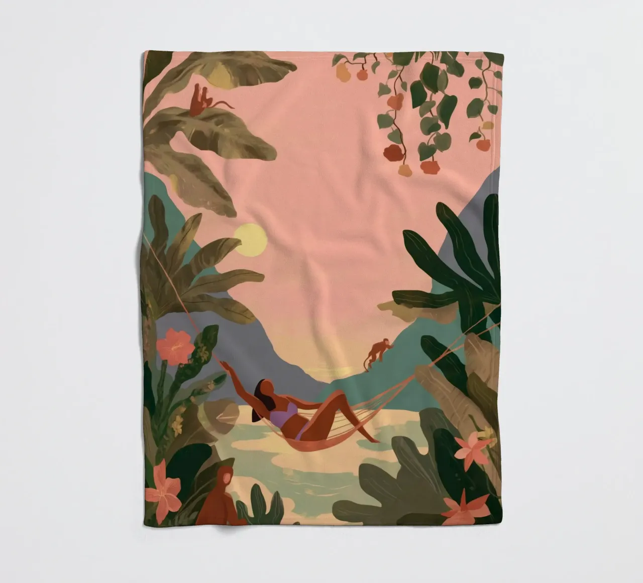 Hammock in Paradise coperta in pile da Clara August