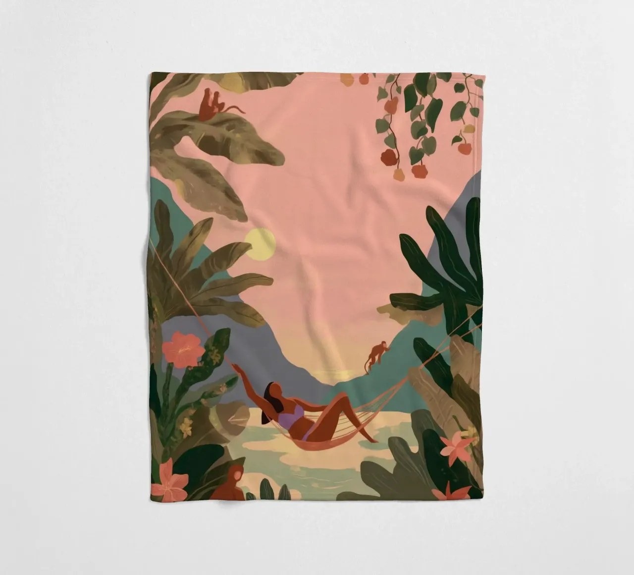 Hammock in Paradise coperta in pile da Clara August