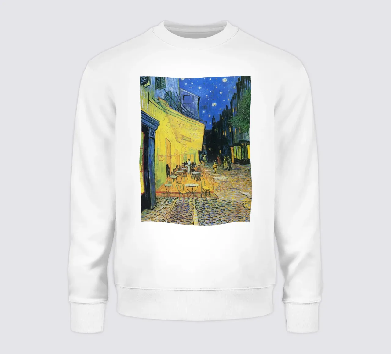 Terrazza di un caffè di notte di Vincent van Gogh - Caffè di notte stellato felpa da Art History