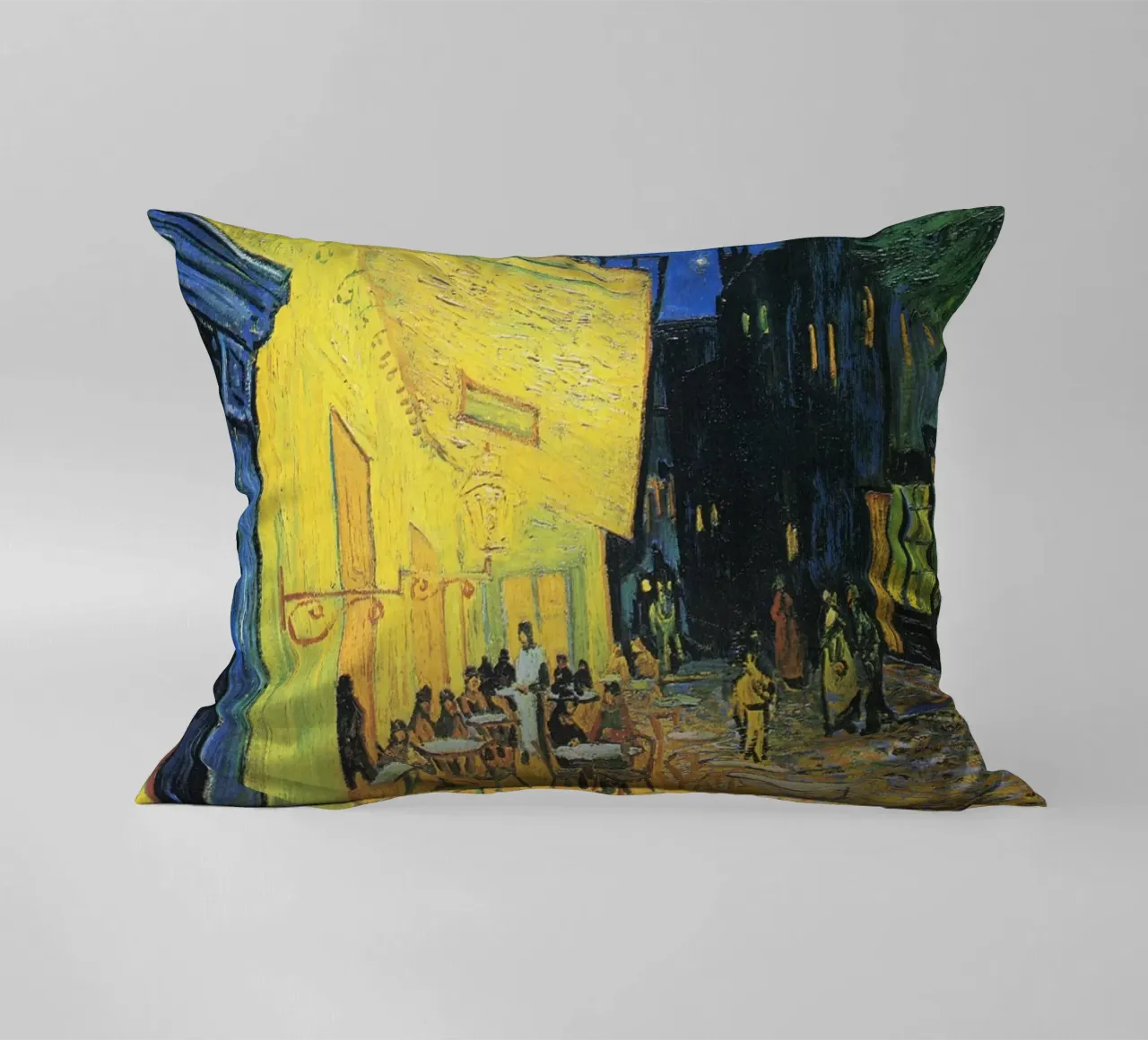 Terrazza di un caffè di notte di Vincent van Gogh - Caffè di notte stellato cuscino da Art History