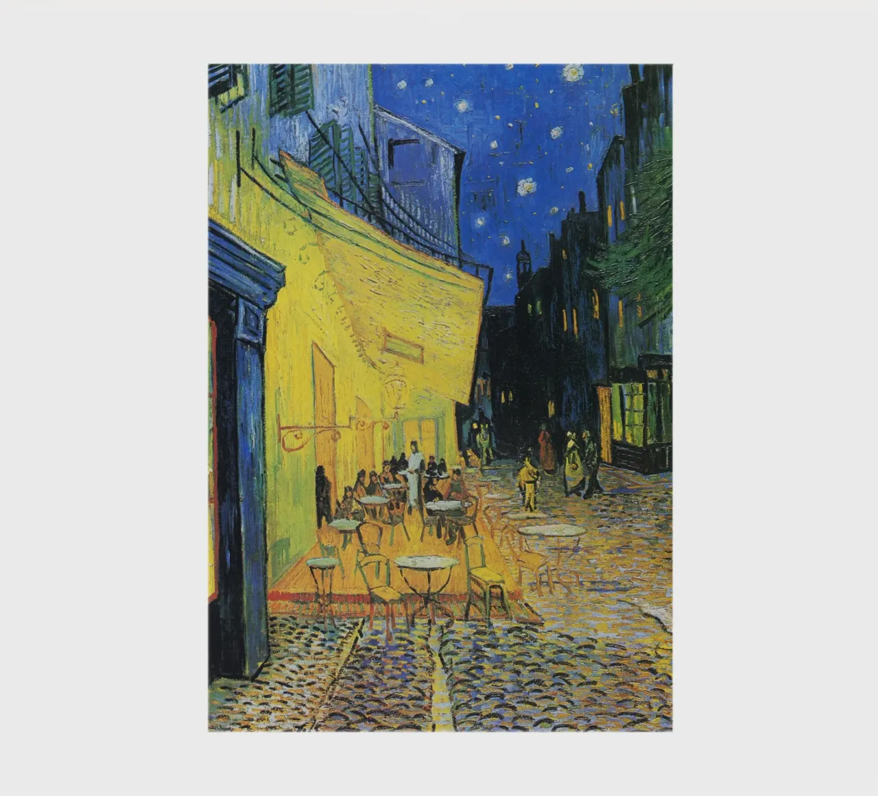 Terrazza di un caffè di notte di Vincent van Gogh - Caffè di notte stellato diario da Art History