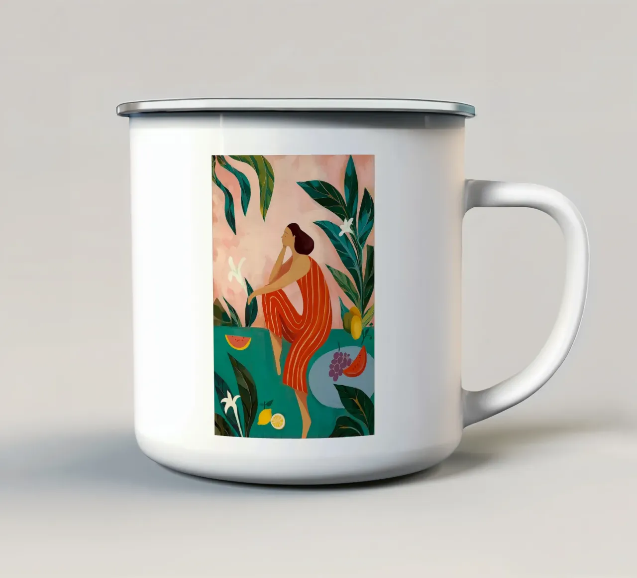 Botanical Daydream tazza in smalto da Clara August