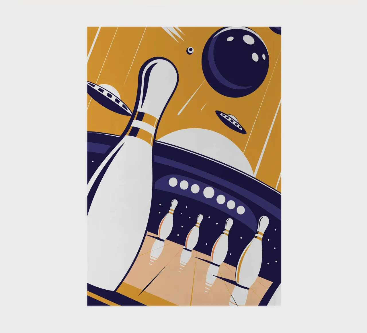 Play Bowling notebook by STORE PRESENCE