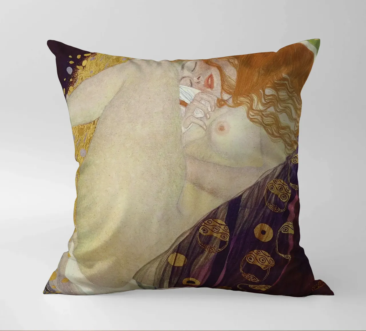 Danaë (1907-08) di Gustav Klimt cuscino da Gustav Klimt ART Prints