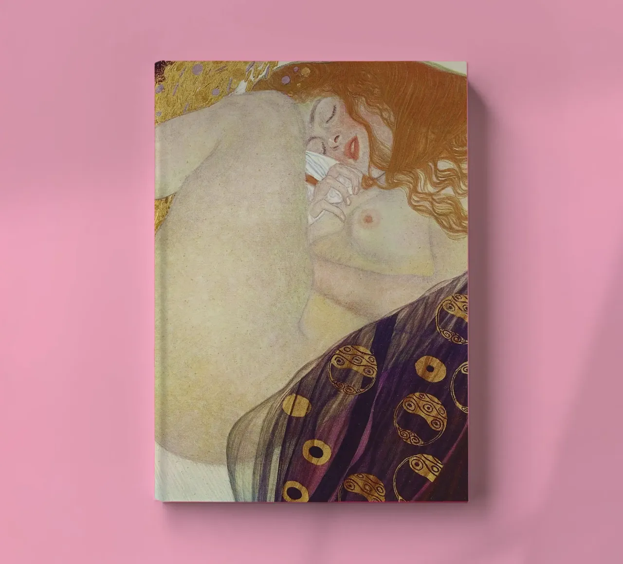 Danaë (1907-08) by Gustav Klimt notebook by Gustav Klimt ART Prints