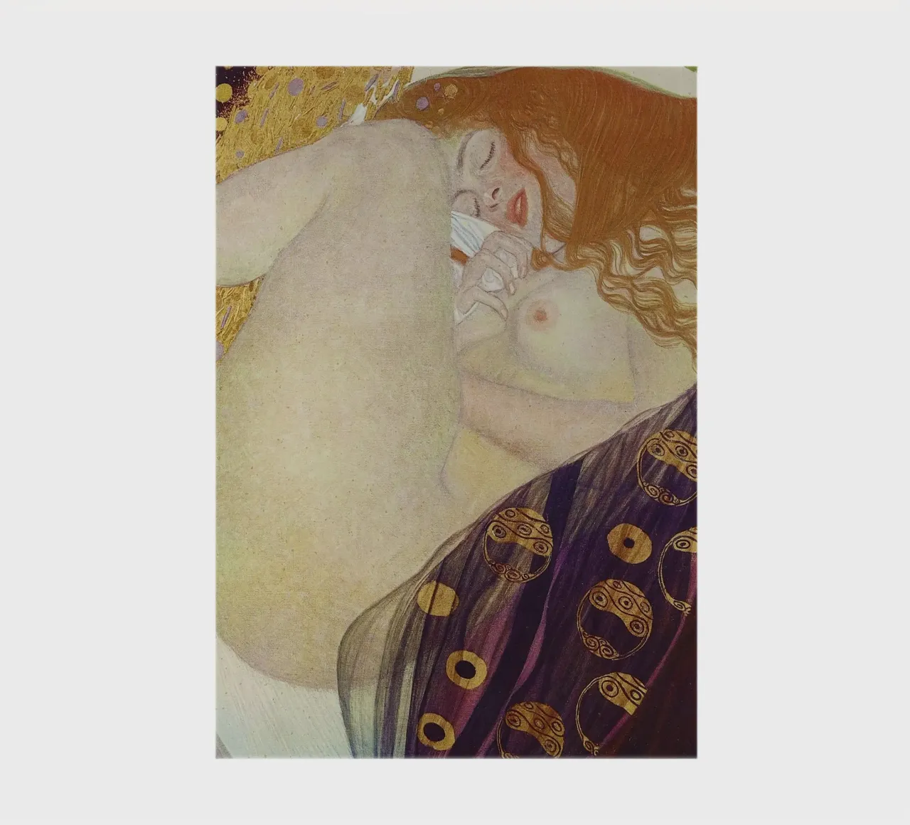 Danaë (1907-08) by Gustav Klimt notebook by Gustav Klimt ART Prints