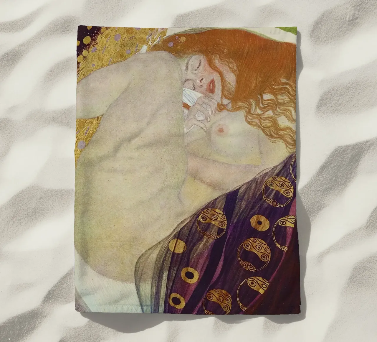 Danaë (1907-08) di Gustav Klimt telo mare da Gustav Klimt ART Prints