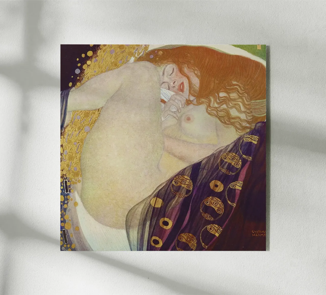 Danaë (1907-08) di Gustav Klimt plexiglass da Gustav Klimt ART Prints