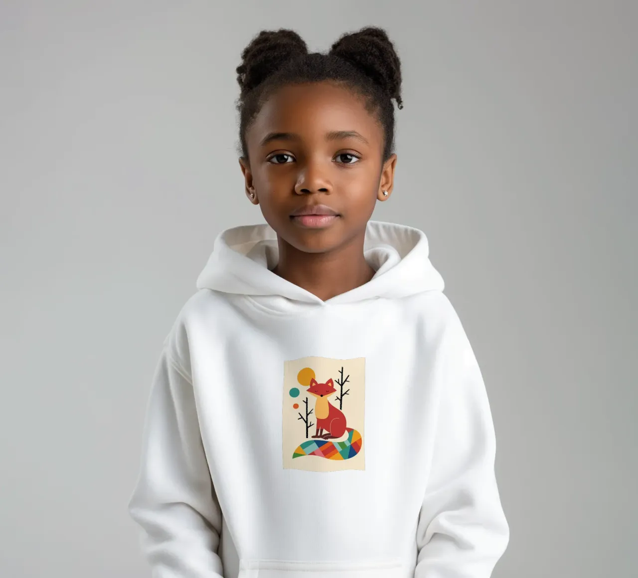 simpatica volpe felpa bambino con cappuccio da frea shop
