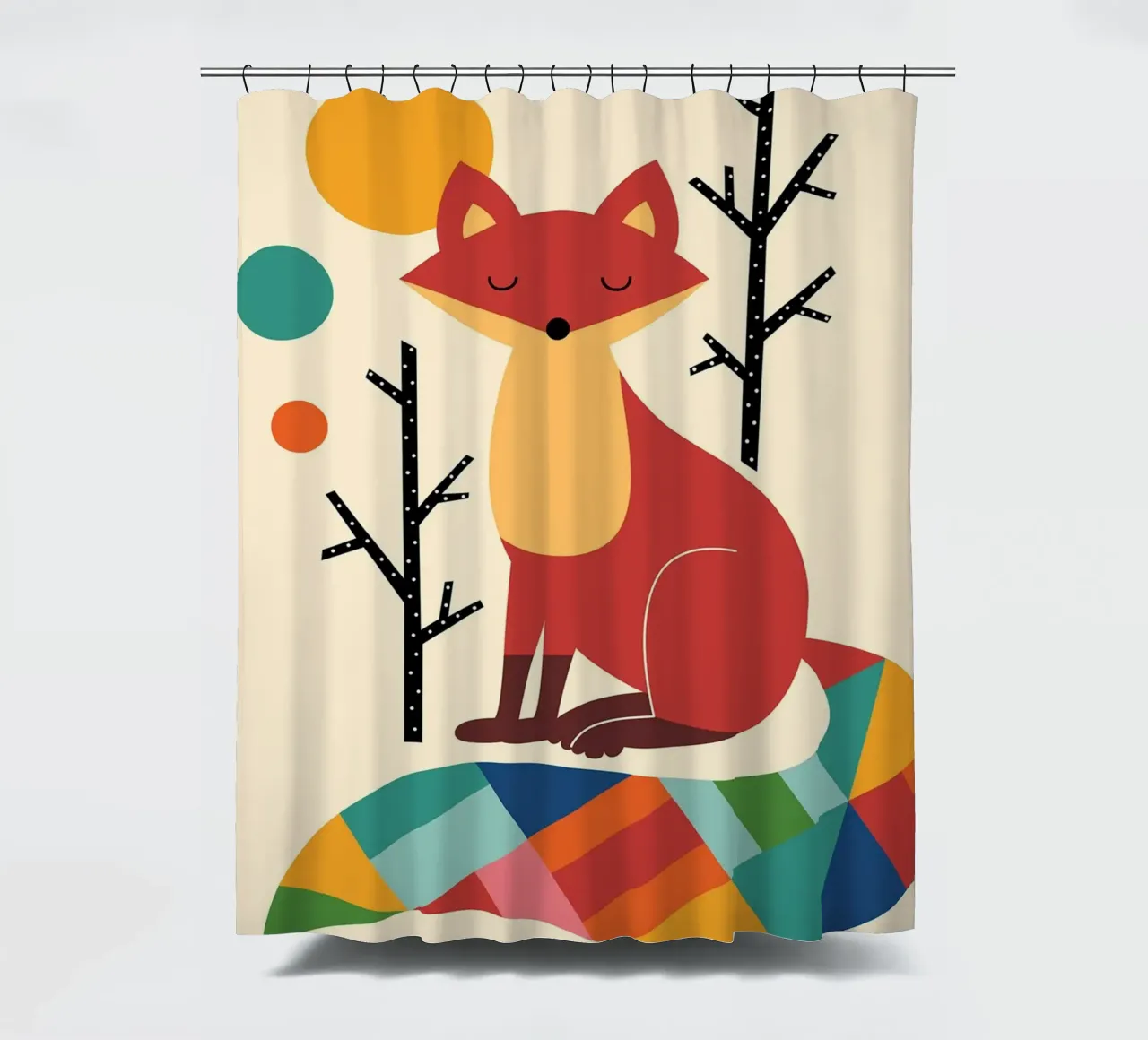 simpatica volpe tenda da doccia da frea shop