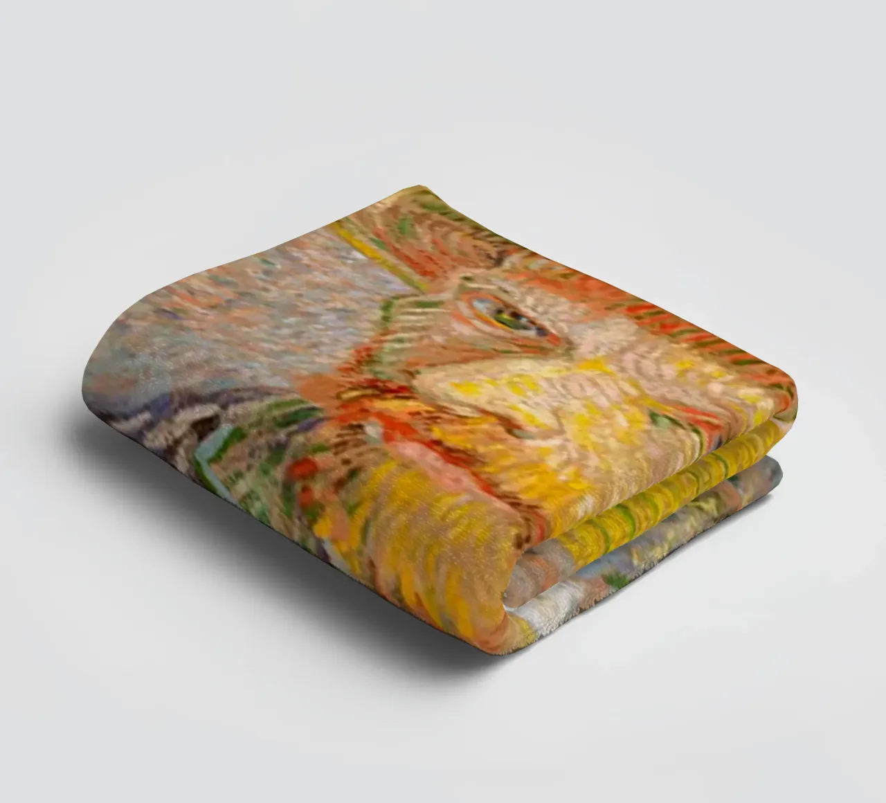 Self Portrait with a Straw Hat 1887 towel by ValerieArt