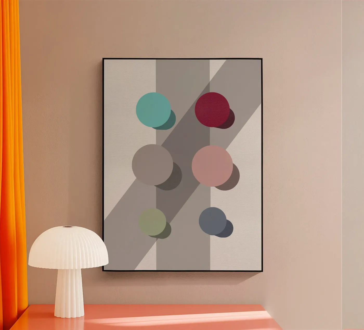 Right Round Acryl-Glas von Viola