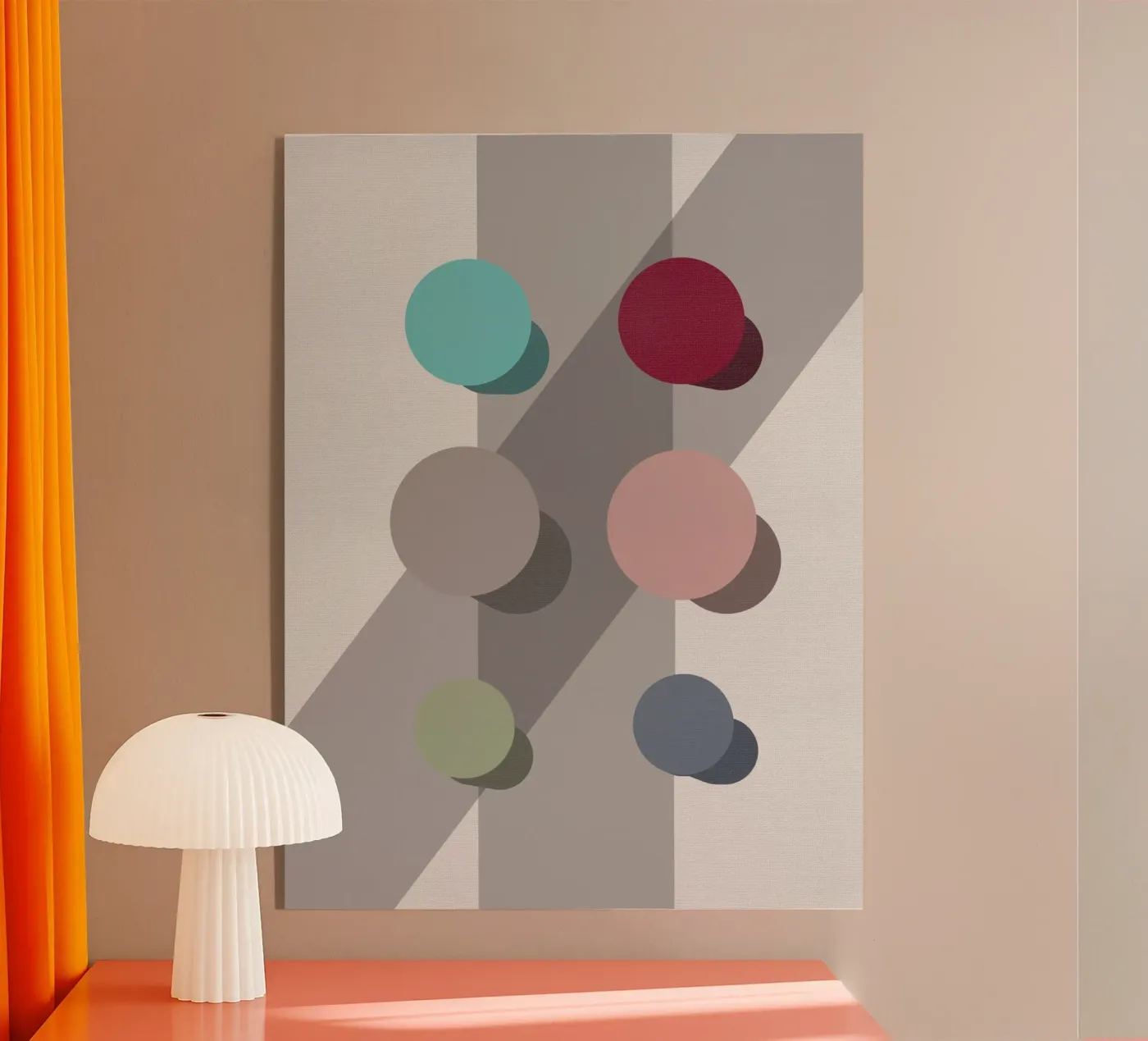 Right Round Acryl-Glas von Viola