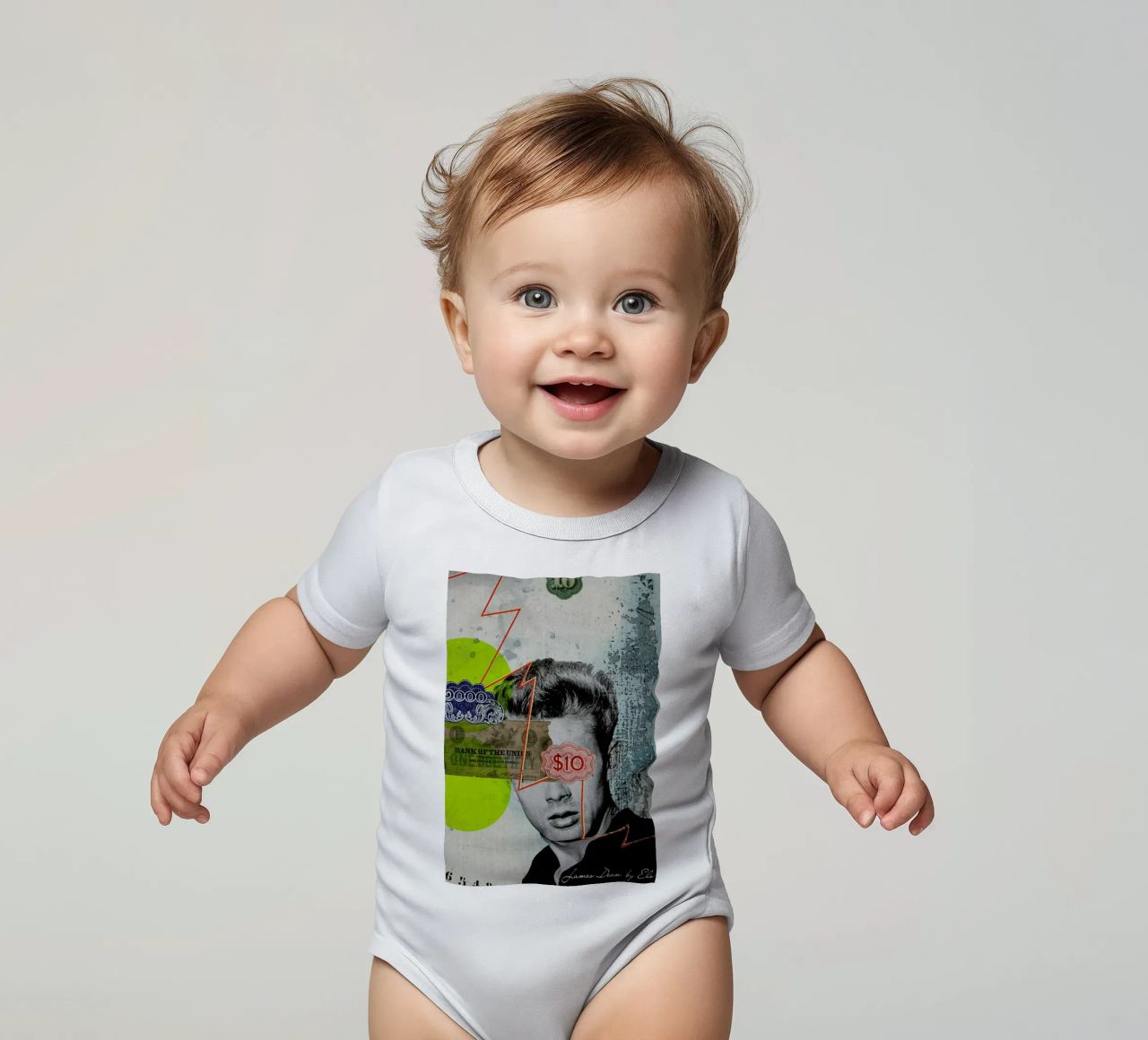 Public Figures: James Dean body bébé de Elo Marc