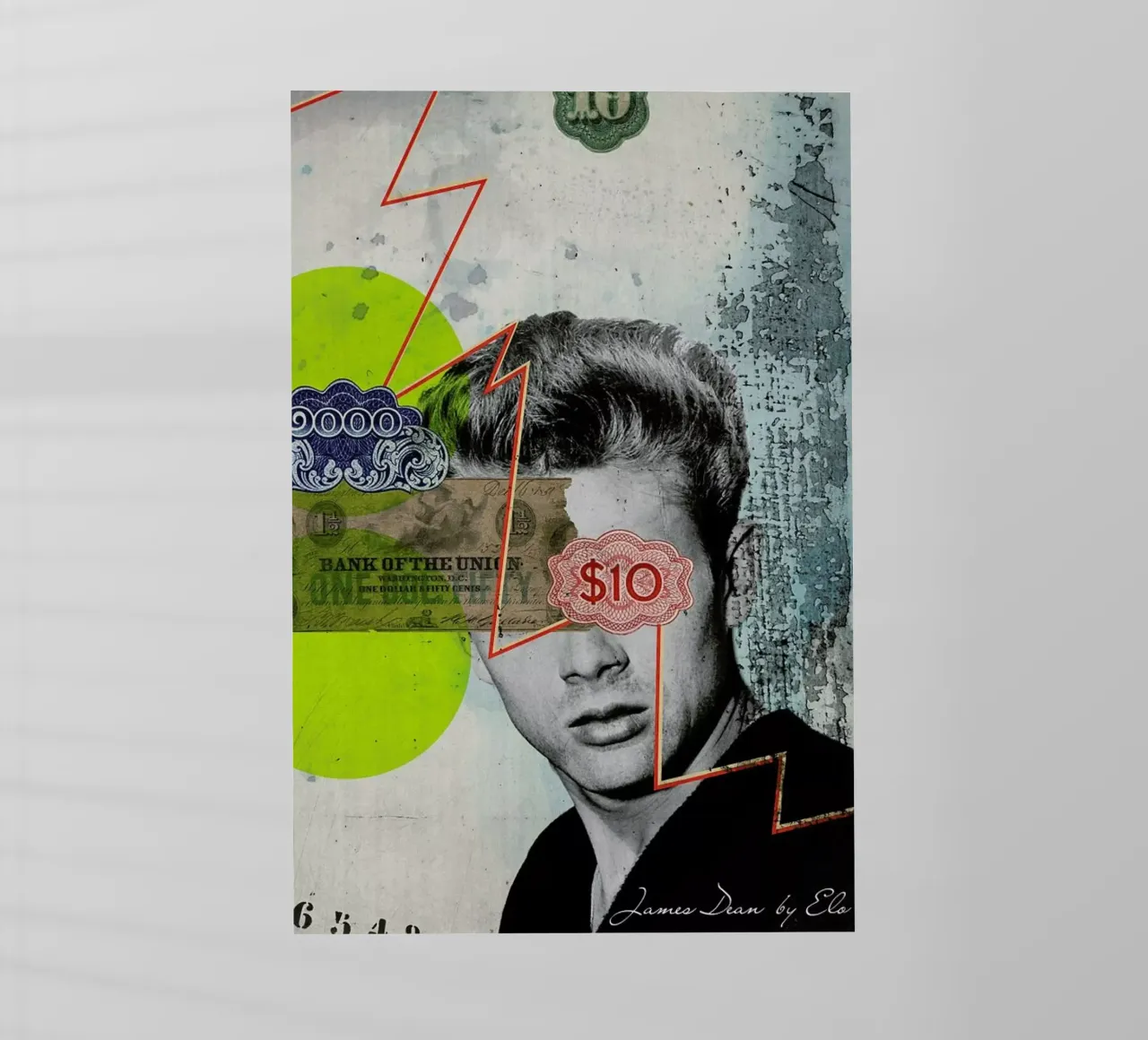 Public Figures: James Dean pellicola backlit da Elo Marc