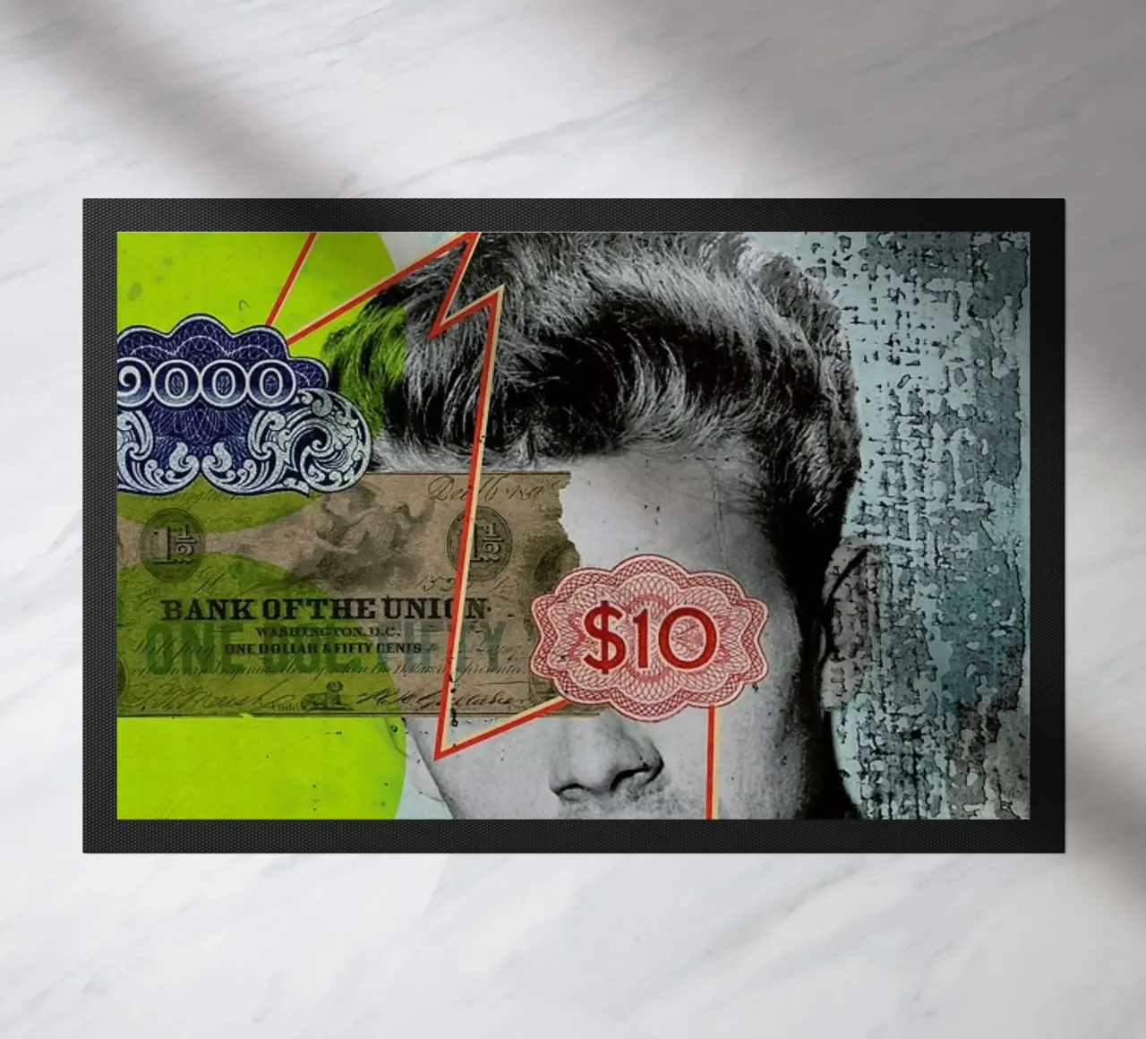 Public Figures: James Dean doormat by Elo Marc