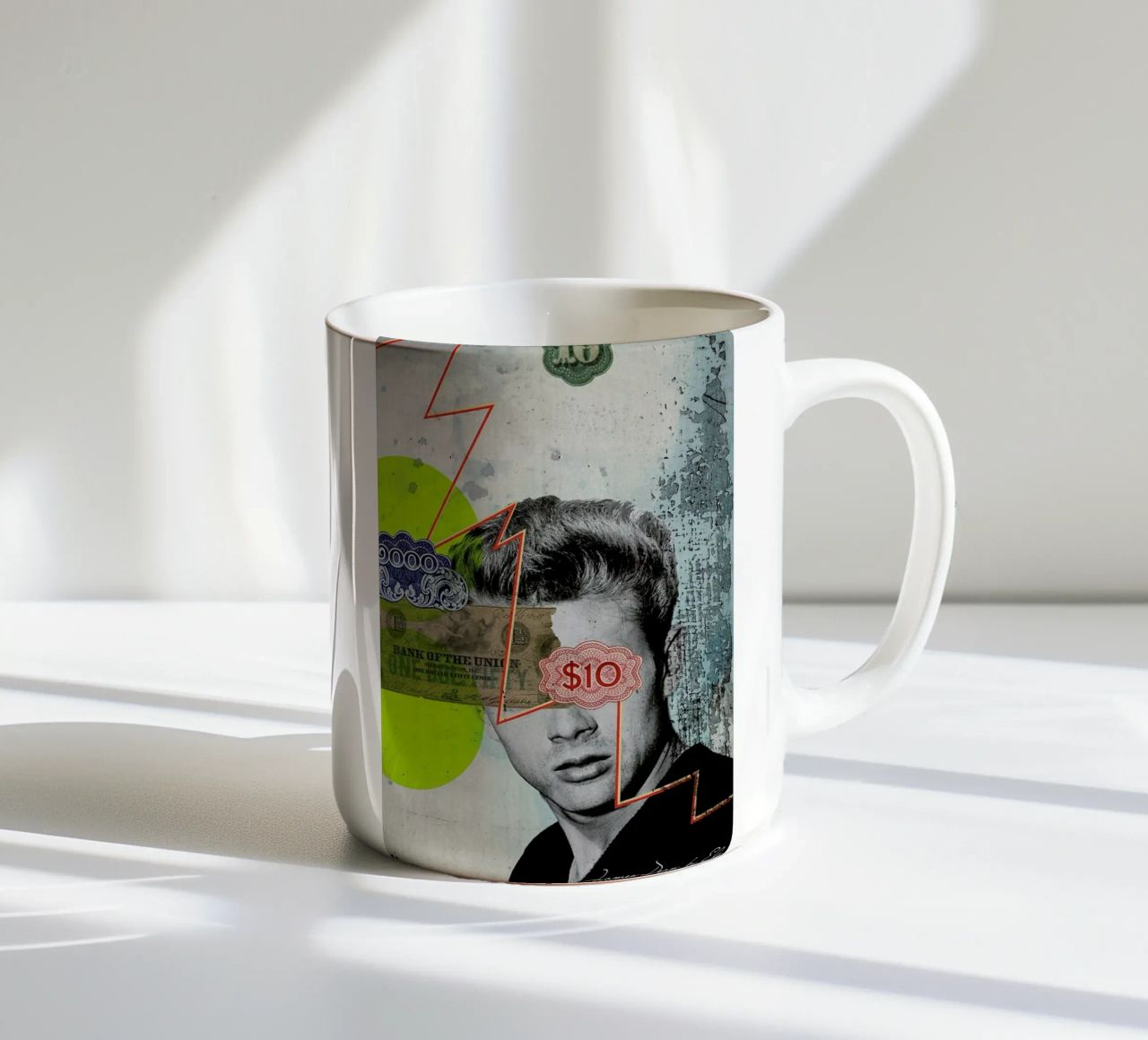 Public Figures: James Dean tazza in ceramica da Elo Marc