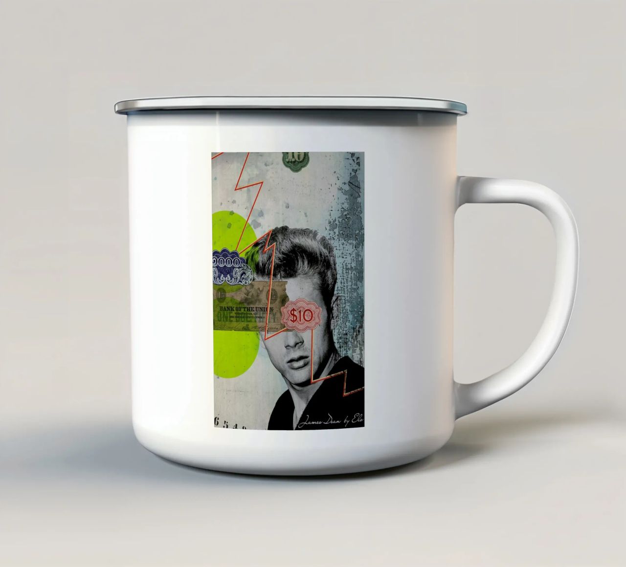 Public Figures: James Dean mug en émail de Elo Marc