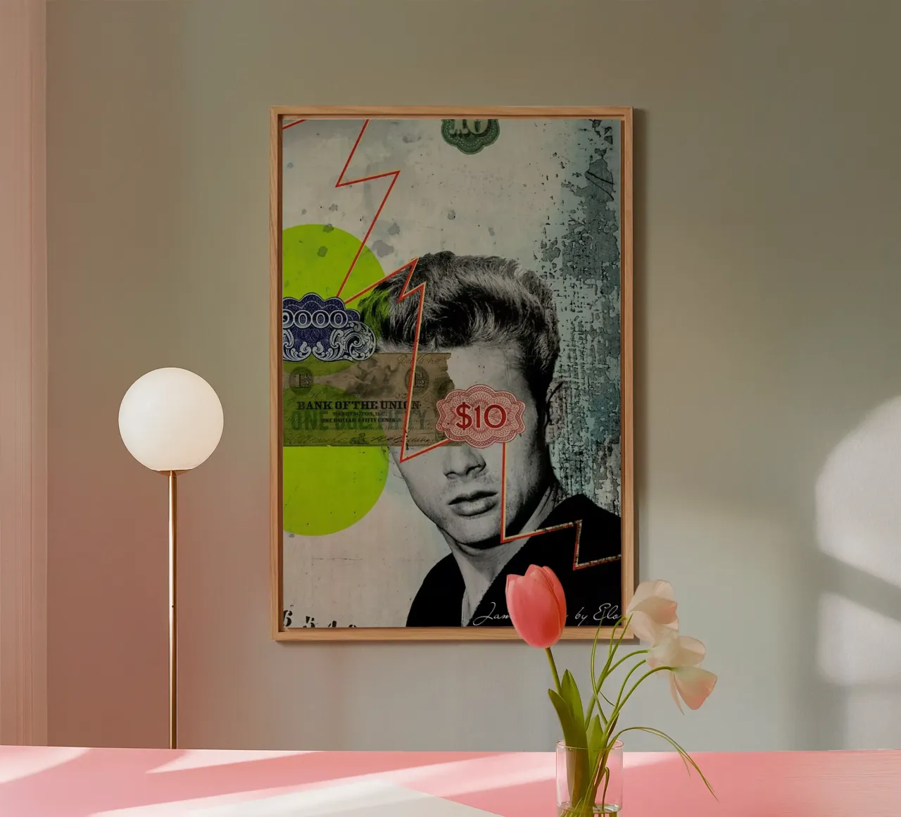 Public Figures: James Dean alluminio dibond da Elo Marc