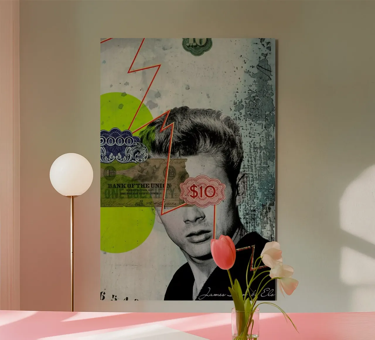 Public Figures: James Dean alluminio dibond da Elo Marc