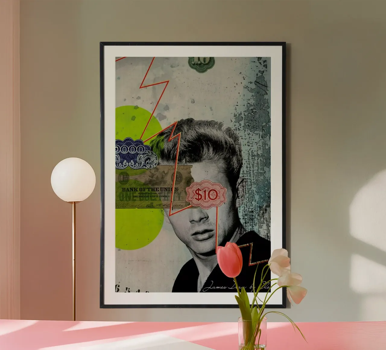 Public Figures: James Dean carta hahnemühle da Elo Marc
