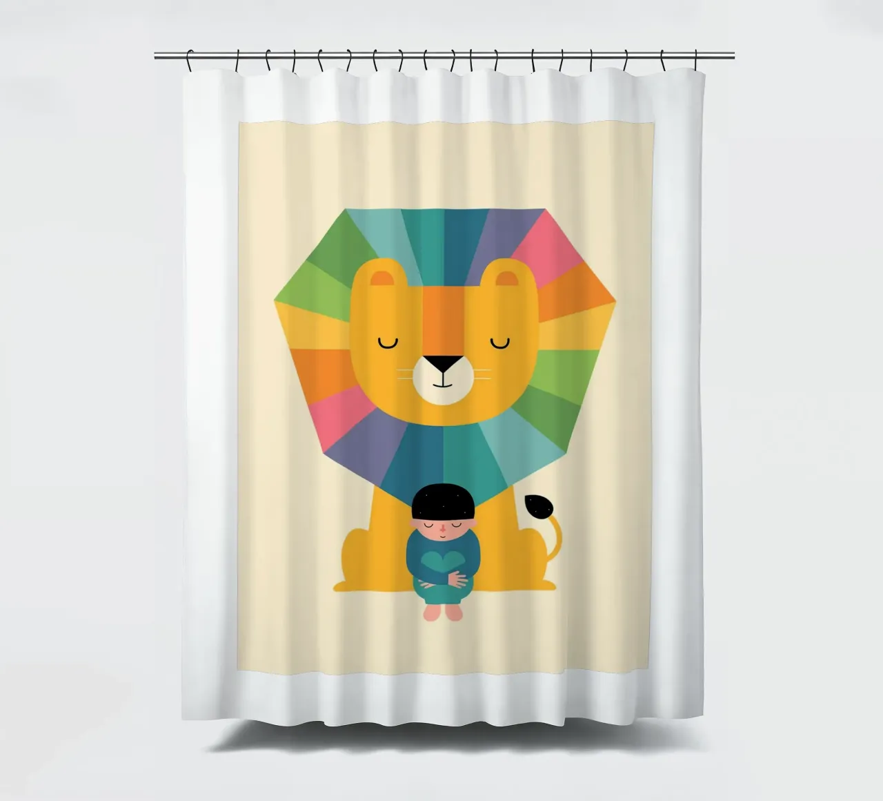 fare amicizia con i leoni tenda da doccia da frea shop