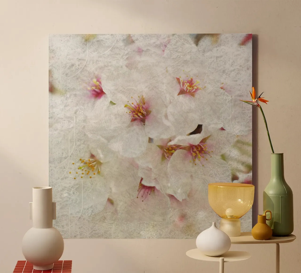 Il respiro di Sakura tela con Cornice a cassetta da Bold Blooms
