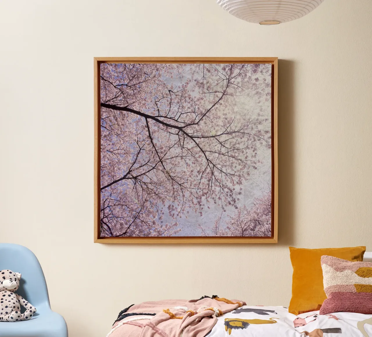 Il respiro di Sakura tela con Cornice a cassetta da Bold Blooms
