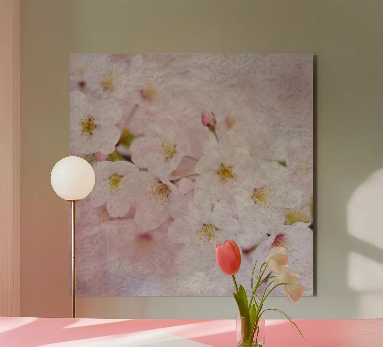 Il respiro di Sakura alluminio dibond da Bold Blooms