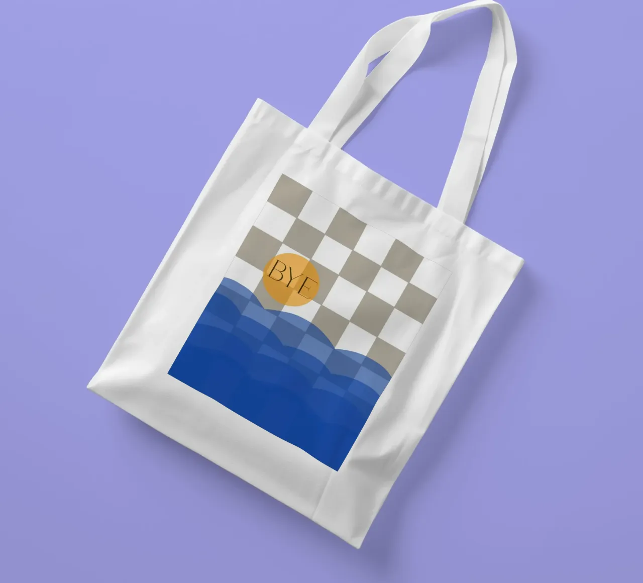 Sunset borsa in juta da Viola