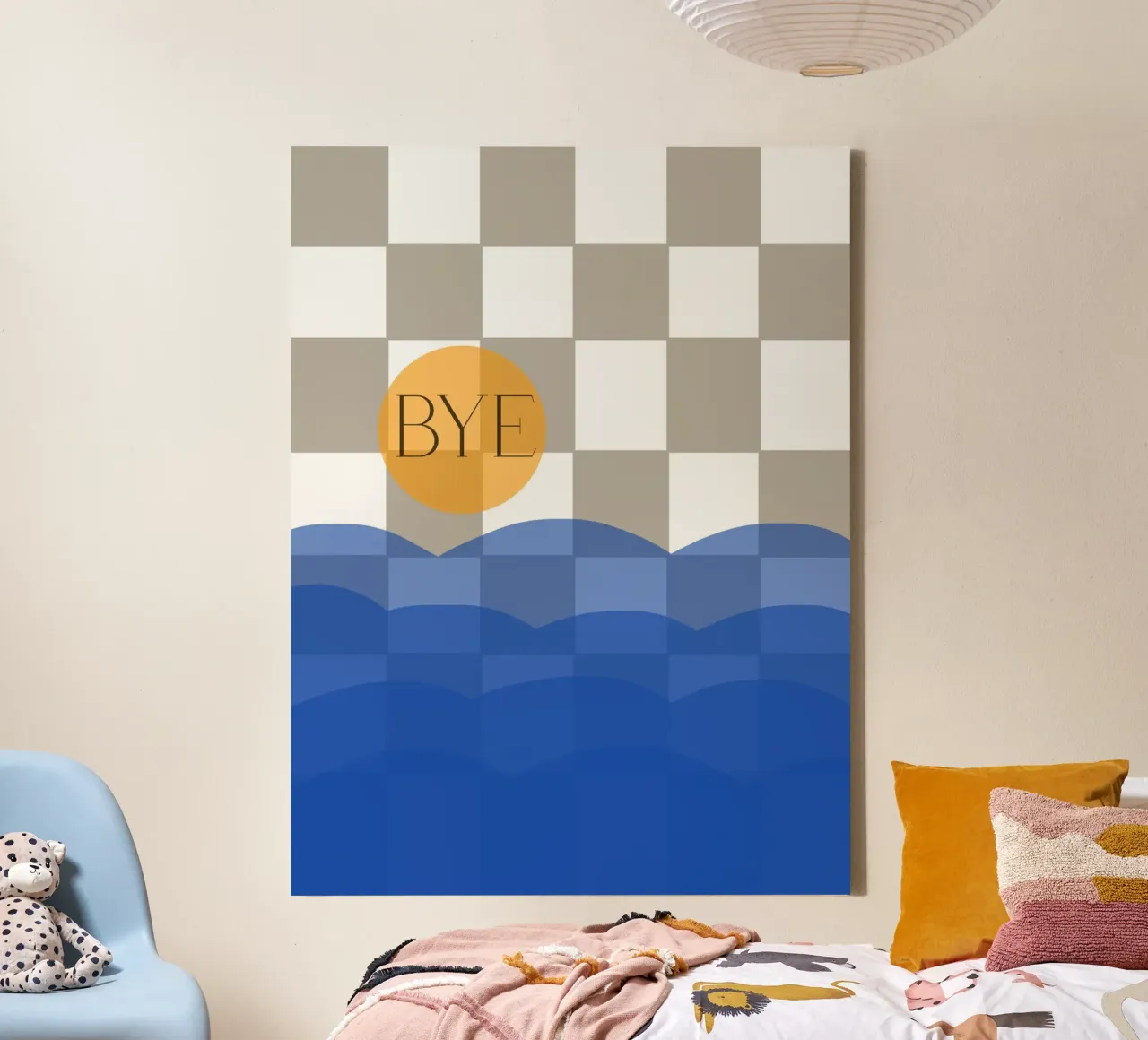 Sunset canvas by Viola