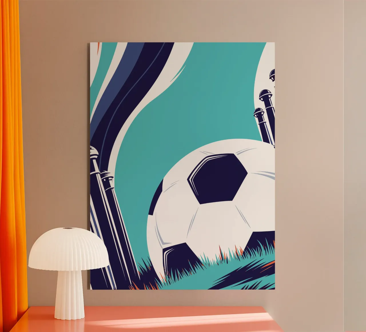 Calcio sull'erba alluminio dibond da STORE PRESENCE