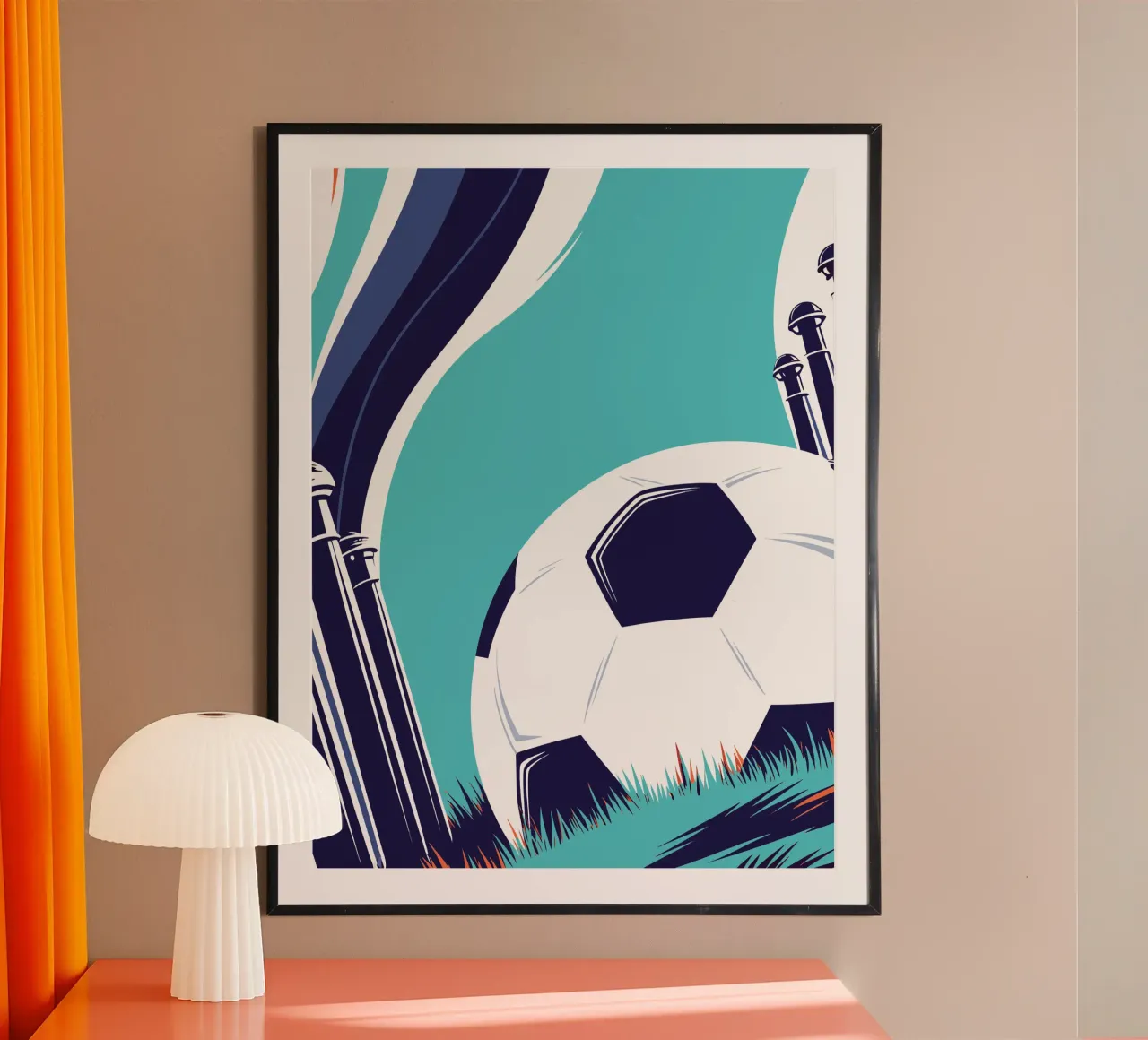 Calcio sull'erba carta hahnemühle da STORE PRESENCE