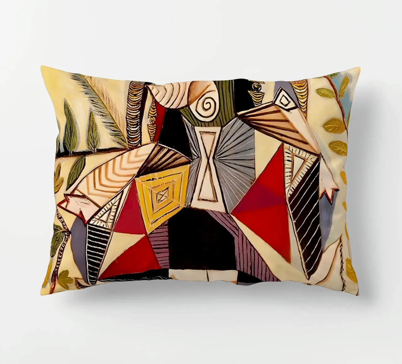 Picasso Dora Maar Seated Cubist Portrait Art Print decorative cushion by homdeco