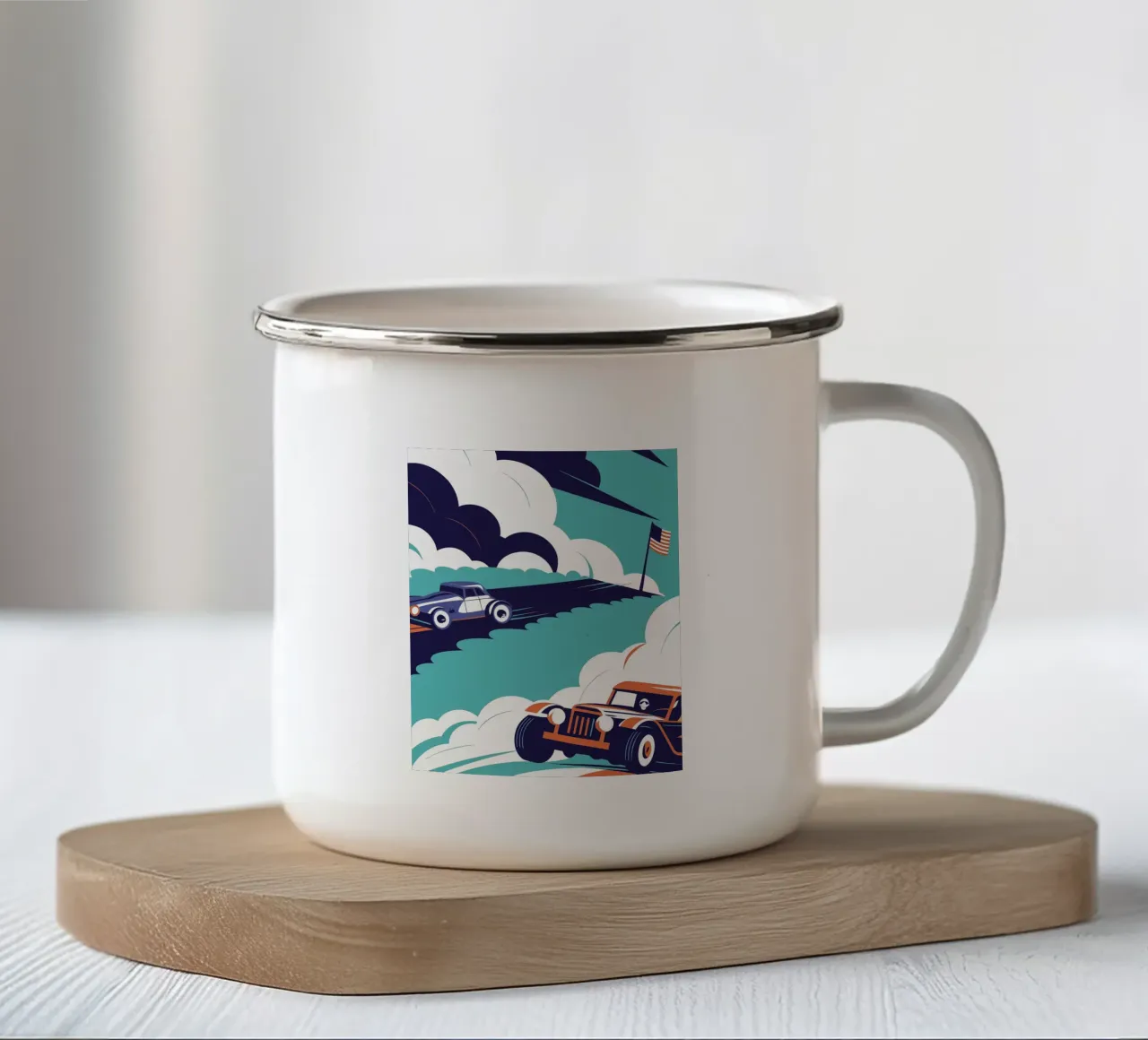 Auto da corsa offroad tazza in smalto da STORE PRESENCE