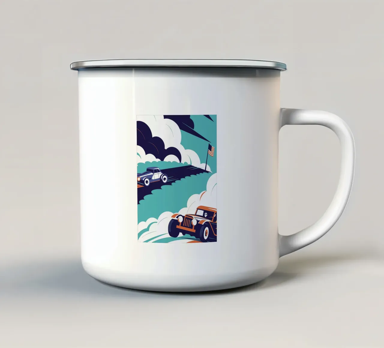 Auto da corsa offroad tazza in smalto da STORE PRESENCE