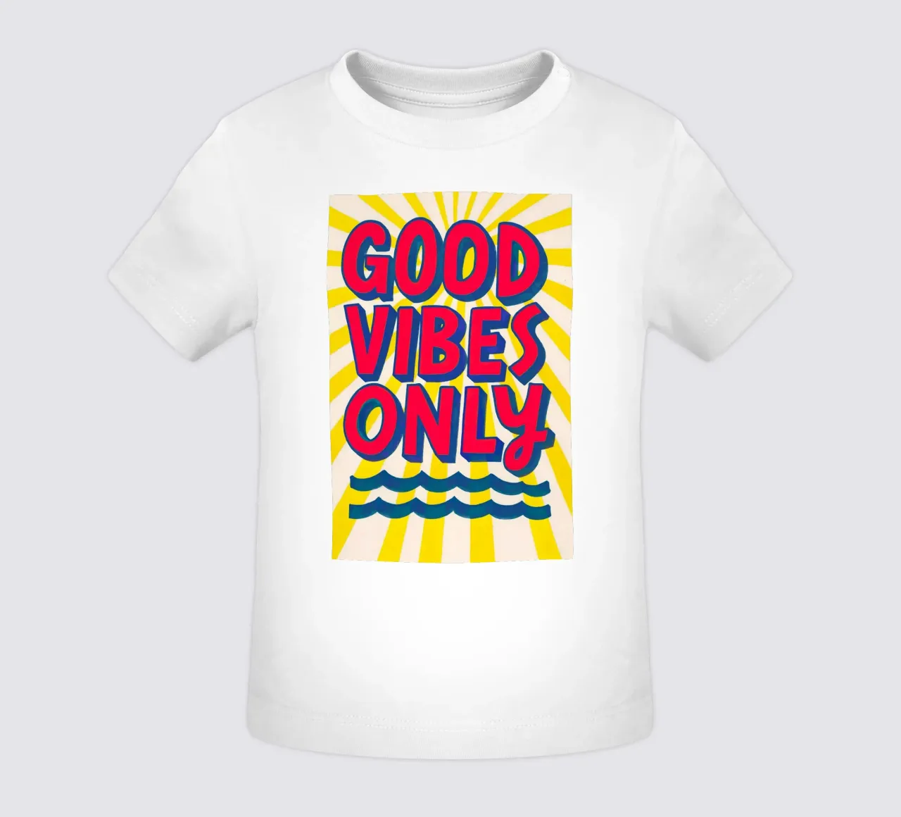 Good Vibes Only - Sole, onde e vibrazioni maglietta neonato da QuooodZ by MooodzArt