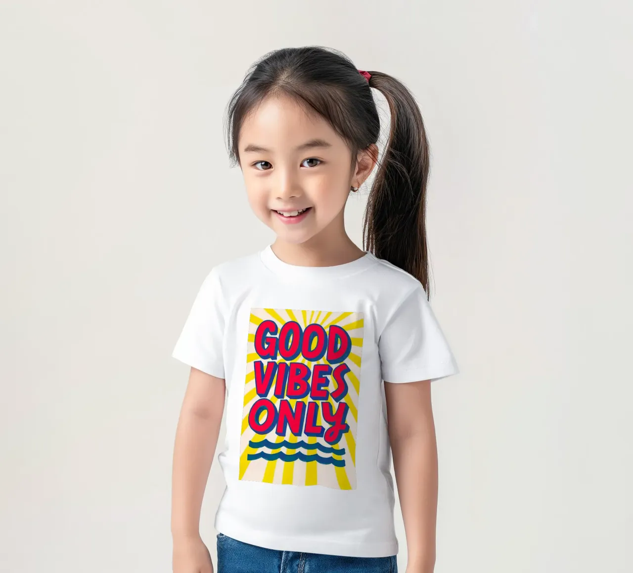 Good Vibes Only - Sun, waves, vibes kids t-shirt by QuooodZ by MooodzArt