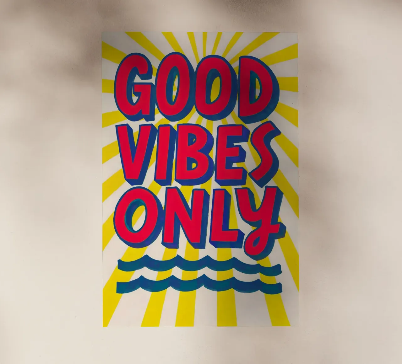 Good Vibes Only - Sole, onde e vibrazioni pellicola backlit da QuooodZ by MooodzArt