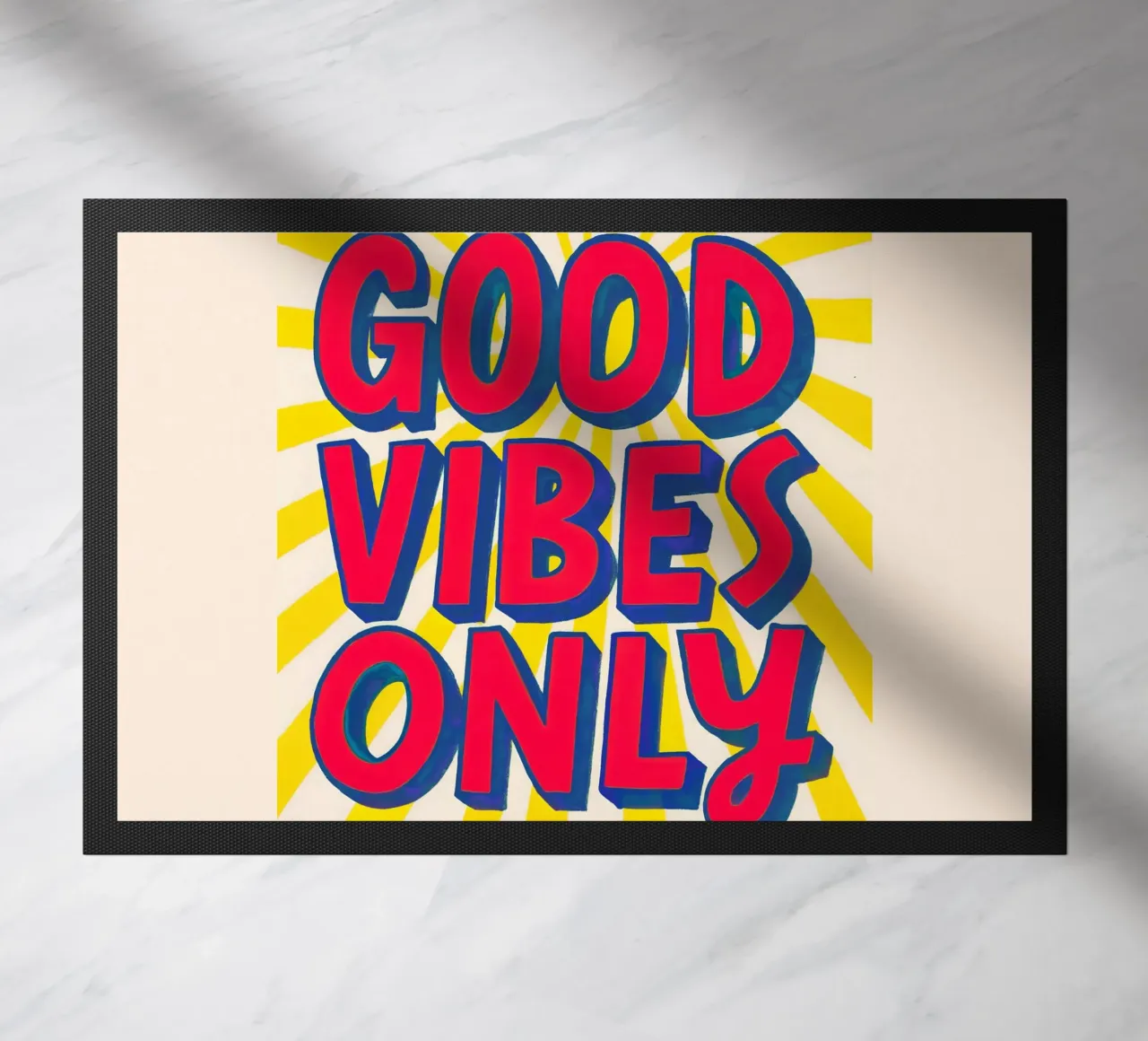 Good Vibes Only - Sole, onde e vibrazioni zerbino da QuooodZ by MooodzArt